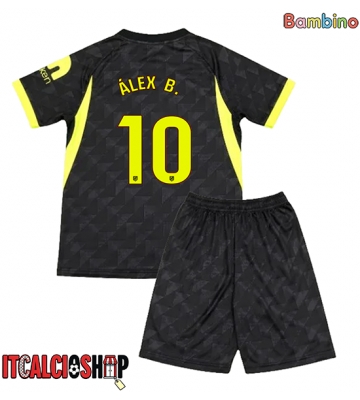 Atletico Madrid Alex Baena #10 Seconda Maglia Bambino 2026-27 Manica Corta (+ Pantaloni corti)
